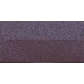 Obálka Papírová obálka DL 220x110 mm - tm.fialová perleťová
