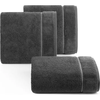 Ručník BAVLNĚNÝ RUČNÍK SALADO 50X90 CM GRAFITOVÁ
