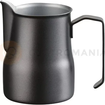 Servírovací stolek Džbánek ke zpěnění mléka, černý 0,45 l | STALGAST, 376045