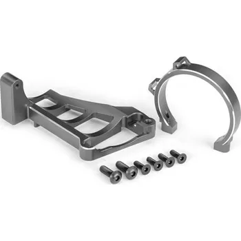 RC náhradní díl Traxxas držák motoru hliníkový šedý