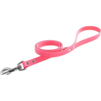 Vodítko pro psa FIREDOG BioThane vodítko 19mm 1,2m s ručkou a D-kroužkem Barva: Růžová
