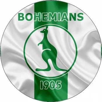 Jedlá dekorace na dort Jedlý papír Logo Bohemians 19,5 cm
