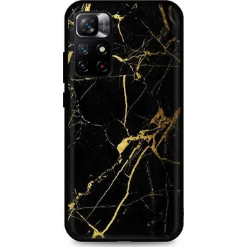 Pouzdro na mobilní telefon Kryt Xiaomi Redmi Note 12S pevný Marble černo-zlatý (obal neboli pouzdro na Xiaomi Redmi Note 12S)