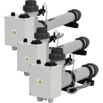 Ohřev bazénu Topení EOVTi-9, 9 kW, 3 x 230 V, Titan s el. průtokovou klapkou