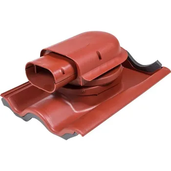 VILPE (Finsko) Solární průchodové prvky pro betonovou tašku Barva: Červená