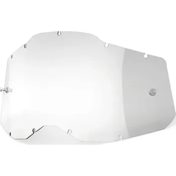 Motocyklové brýle A Náhradní plexi Q-TECH pro motokrosové brýle 100% STRATA 2 , ACCURI 2 , RACECRAFT 2 - čiré