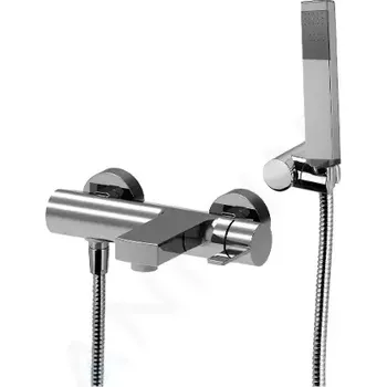 Vodovodní baterie Paffoni Rock Vanová baterie s příslušenstvím, chrom, RO023CR