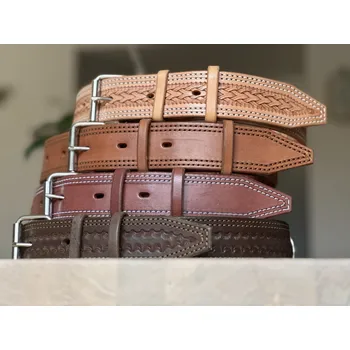 Sedlářství Montana Obojek na uvázání koně Barva: Karamel, Zdobení: Bez zdobení