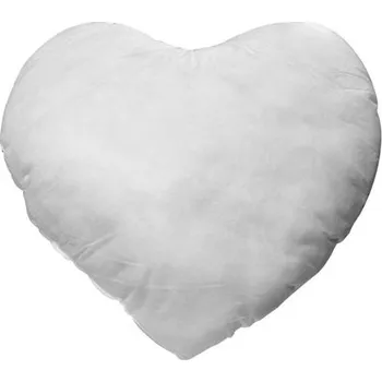 Polštář Výplň do povlaku na polštář 40x40 cm, srdce