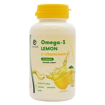 Galmed Omega-3 Lemon s vitaminem D, 60 tob.