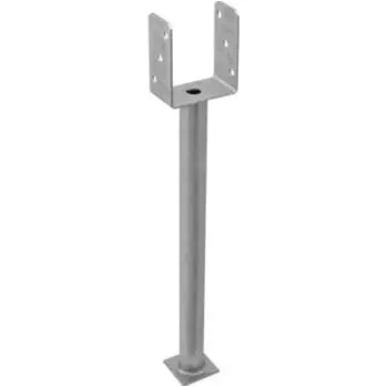 Tesařské kování DO patka sloupku PS120U R500 121X628X124X4,0 ZNO