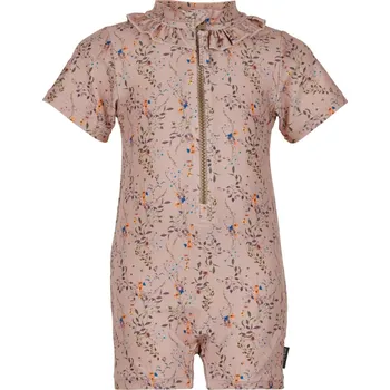 Dívčí plavky Mikk-Line Mikk - Line plavecký oblek MK1018 Nougat Velikost: 62/68 UPF 50+