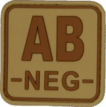 Nášivka 3D čtvercová nášivka AB NEG - pouštní, Jackets to go