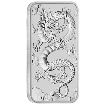 Stříbrná mince 1 Oz Dragon 2019 Rectangular (Obdélník)