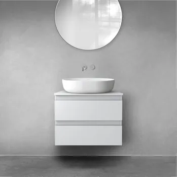 Koupelnový nábytek Oltens Vernal skříňka 60x45.6x47 cm pod umyvadlo závěsná šedá 60000700