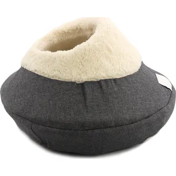 ROSEWOOD Pelíšek Round Cosy Plush Šedý/béžový
