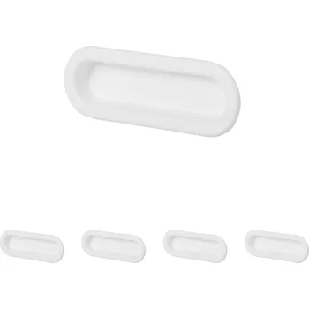 Walteco Nábytková úchytka pro posuvné dveře Nela, plast, bílá Množství: 5 ks