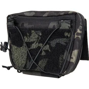 Závěsná taktická kapsa se sponou QR, nebo úchytem na suchý zip - Multicam Black, Wosport