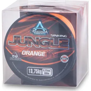 Anaconda šňůra Jungle Orange 0,25mm 600m