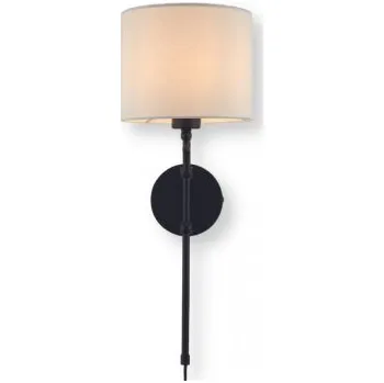 Nástěnné svítidlo Searchlight EU12081-1BK nástěnné svítidlo černé