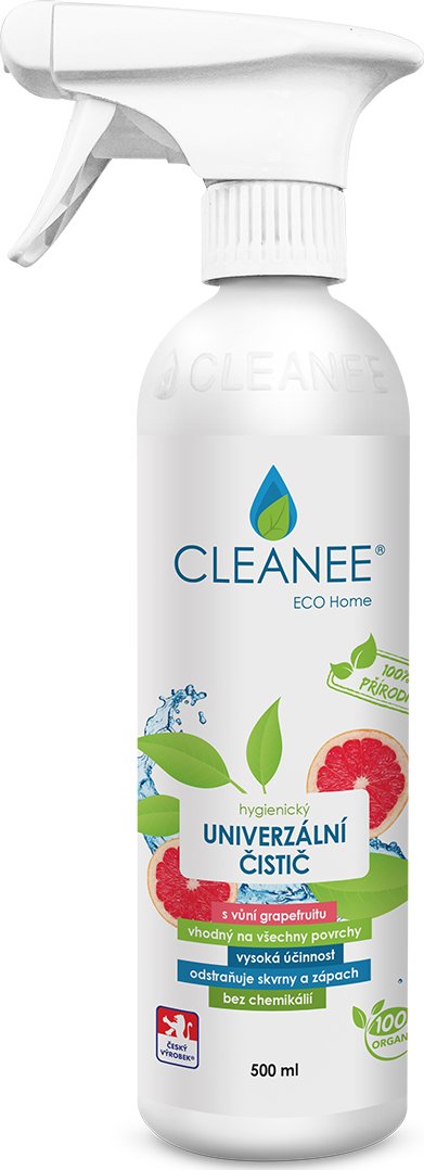 CLEANEE EKO hygienický UNIVERZÁLNÍ čistič s vůní GRAPEFRUITU 500ml