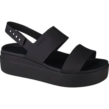 Dámské sandále Černé sandály Crocs Brooklyn Low Wedge 206453-060 Velikost: 42/43