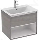 Ideal Standard Connect Air Skříňka pod umyvadlo 60x44x52 cm, dekor šedý dub/bílá mat, E0826PS