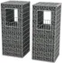 gabiony vidaXL Gabionový sloup/truhlík ocelový 50 x 50 x 120 cm 2 ks