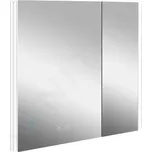 kielle Arkas I Zrcadlová skříňka s LED osvětlením, vyhříváním a USB portem, 80x70x13 cm, bílá, 50111810