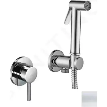 Paffoni Bidet Kit Bidetová baterie pod omítku, se sprškou a tělesem, matná bílá, KITDUP110BO