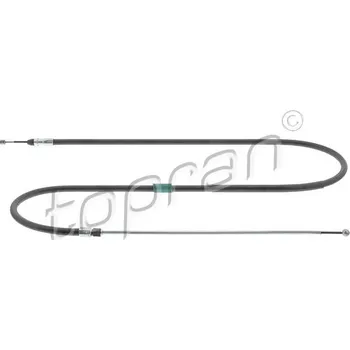 Lanko parkovací brzdy Tazne lanko, parkovaci brzda TOPRAN 501 720