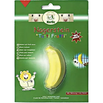 Minerální kámen FLAMINGO pro hlodavce - banán 25g