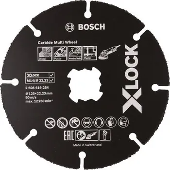 Brusný kotouč Bosch X-LOCK CMW 10 ks ×125 mm PROFESSIONAL 2608619369