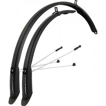 Blatník na kolo blatníky 28" Simpla UBIQUIT SDL 46 mm černo-černé set