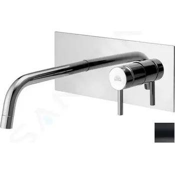 Vodovodní baterie Paffoni Light Baterie pod omítku s tělesem, černá mat, LIG105NO