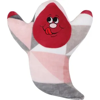 Dekorativní polštářek Bellatex Tvarovaný polštářek bubáček růžový 54x50 cm Bubáček