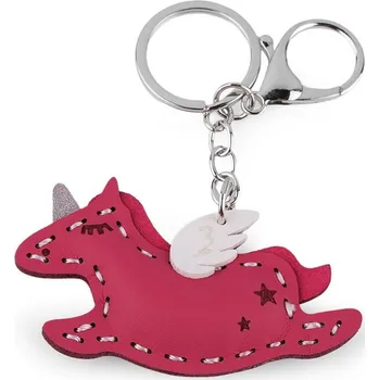 Přívěsek na batoh / klíče jednorožec, slon - 2 pink jednorožec