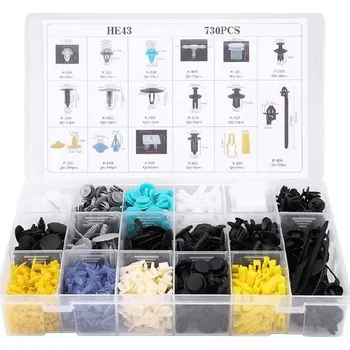 Podběh karosérie FALCON Profi sada příchytek a spojek hadiček (730 ks)