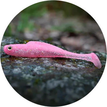 Umělá nástraha RedBass Gumová Nástraha Ripper Kicker Pink G UV - L 100 mm