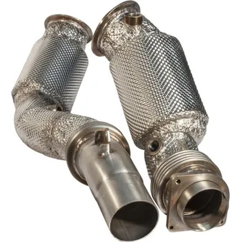 Autodíl HJS downpipe 2x80 mm/ 2x65 mm včetně katalyzátoru pro BMW M4 typ F82, F83, emisní norma Euro 6, Coupe vč. Facelift