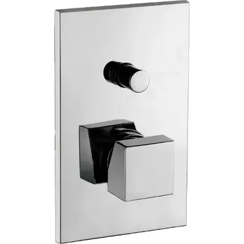 Vodovodní baterie Paffoni Level Sprchová baterie pod omítku s přepínačem a tělesem, chrom, LEC015CR