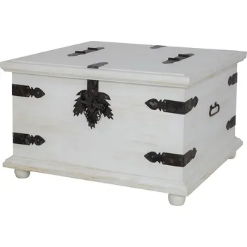 Jídelní stůl ARTEN (NANO Systems s.r.o.) Rustikální truhla POPRAD COS06 (bílé vosky)