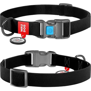 Obojek pro psa WAUDOG Waterproof obojek 1,5 × 25–35 cm černý