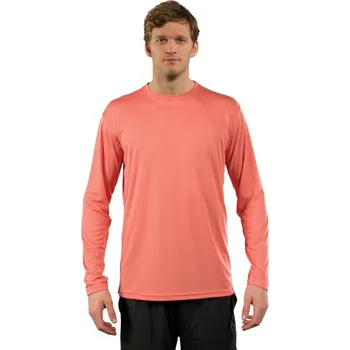 Pánské tričko SOLAR s dlouhým rukávem - 4XL - Salmon sublimace termotransfer