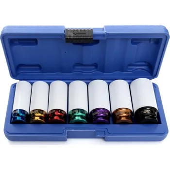 Gola hlavice Nástrčné hlavice pro hliníková kola 17 - 27 mm 1/2", 7 ks, Tagred TA1252