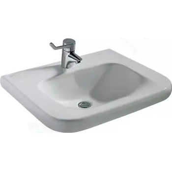 Umyvadlo Ideal Standard Contour 21 Umyvadlo bezbariérové 60x56 cm, 1 otvor pro baterii, bez přepadu, bílá, E512301