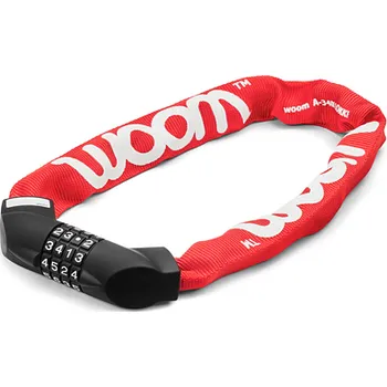 Zámek na kolo Zámek na kolo Woom Lokki barva Red