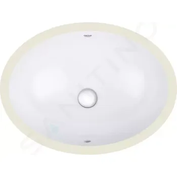 Umyvadlo Grohe Bau Ceramic Umyvadlo zápustné 56x42 cm, s přepadem, alpská bílá, 39423000