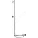 Hansgrohe Unica Sprchová tyč 110 cm, levá, bílá/chrom, 26403400