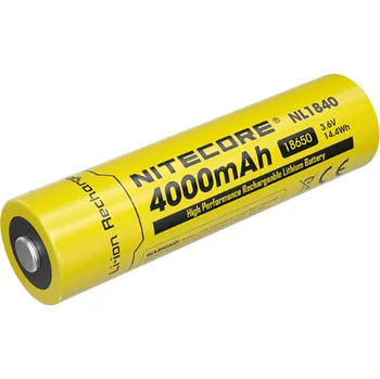 Článková baterie Akumulátor Nitecore 18650, NL1840 4000 mAh Li-Ion